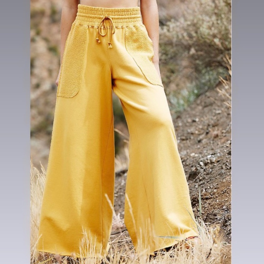 Free People wide leg pants size xs NWT